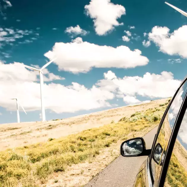 voiture à la campagne